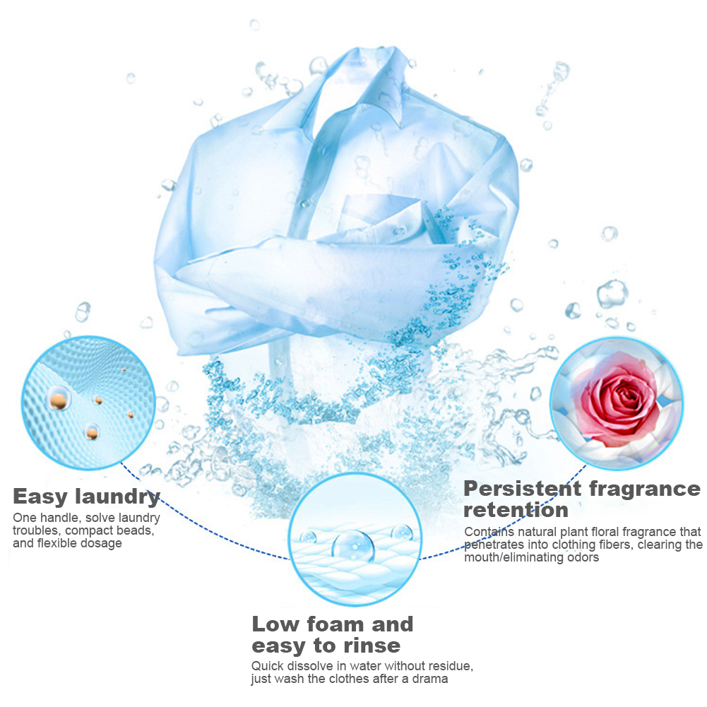Scent Booster Bead - 100 capsules de lessive liquide antistatiques,
