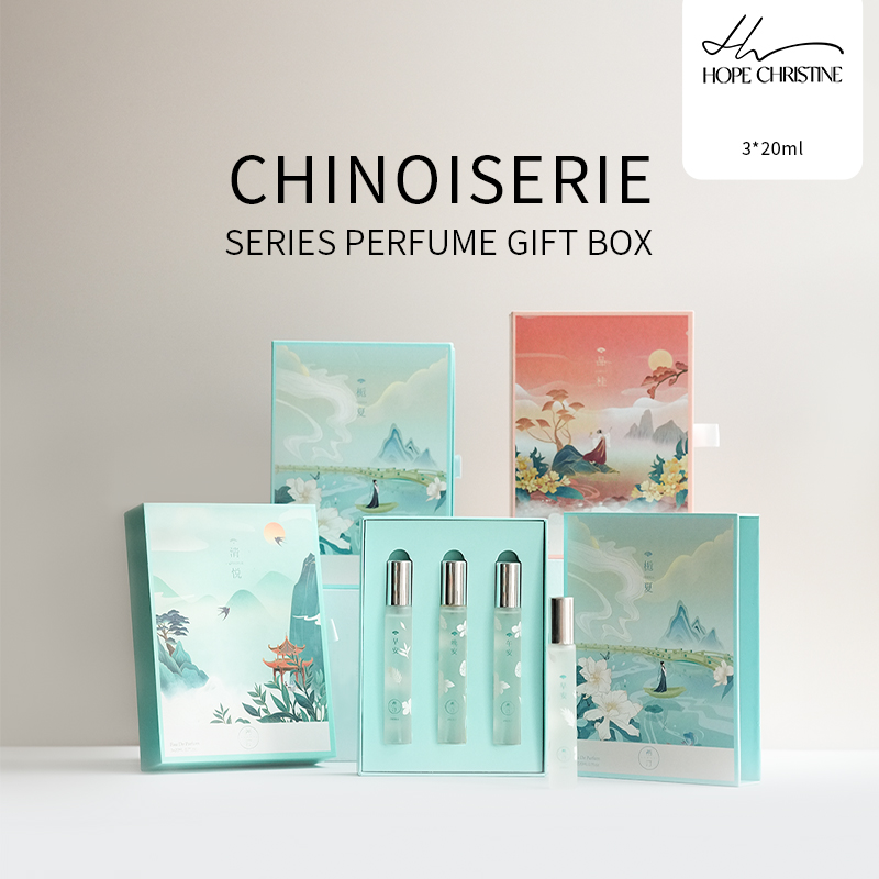 Fragrance Oil Set - HOPE CHRISTINE Série Chinoiserie Coffret Cadeau