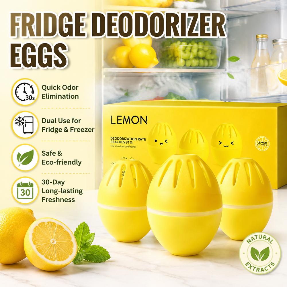 Gel Air Freshener - Lot de 3 désodorisants pour réfrigérateur