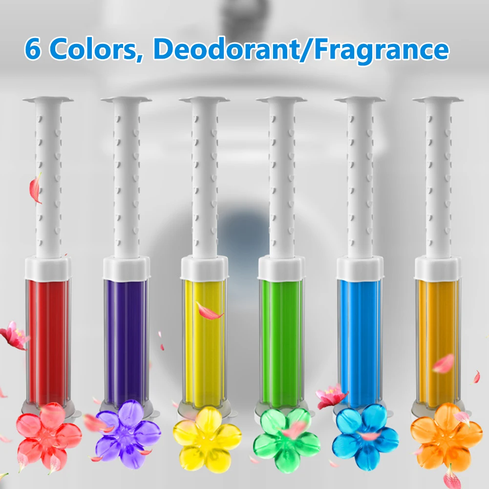 Gel Air Freshener - 5 pièces/ensemble fleur aromatique toilette nettoyant