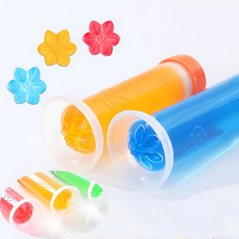 Gel Air Freshener - Nettoyant pour toilettes à fleurs, seringue