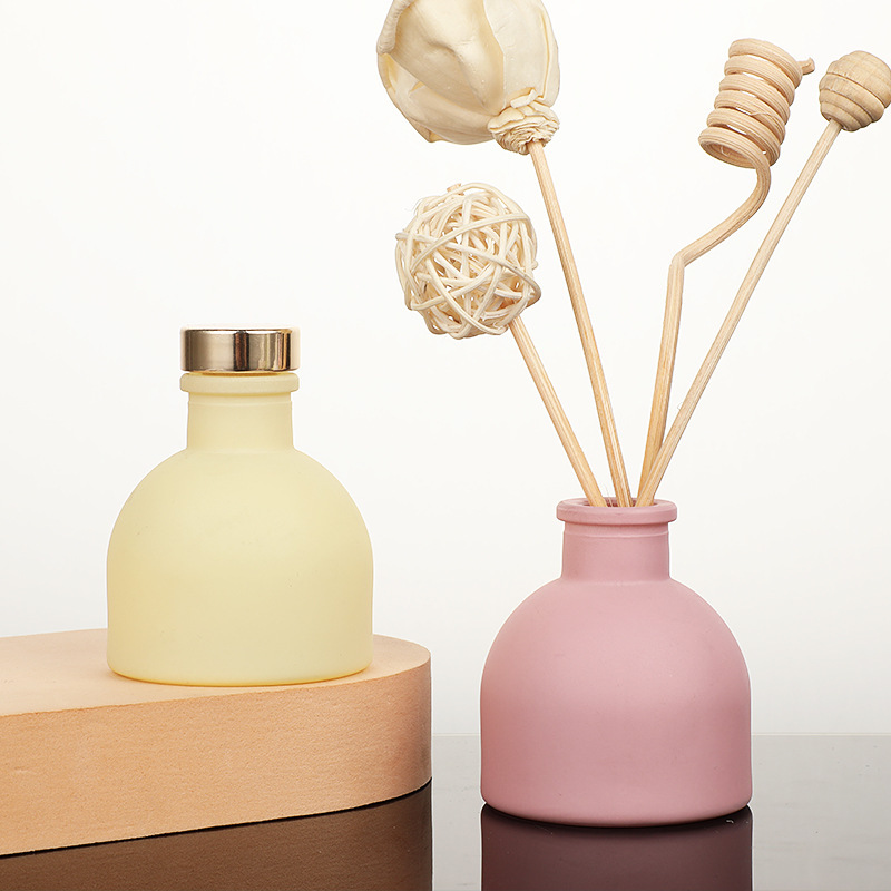 Fragrance Oil Set - Bouteilles de diffuseur d'aromathérapie vides rose/blanc/jaune/noir