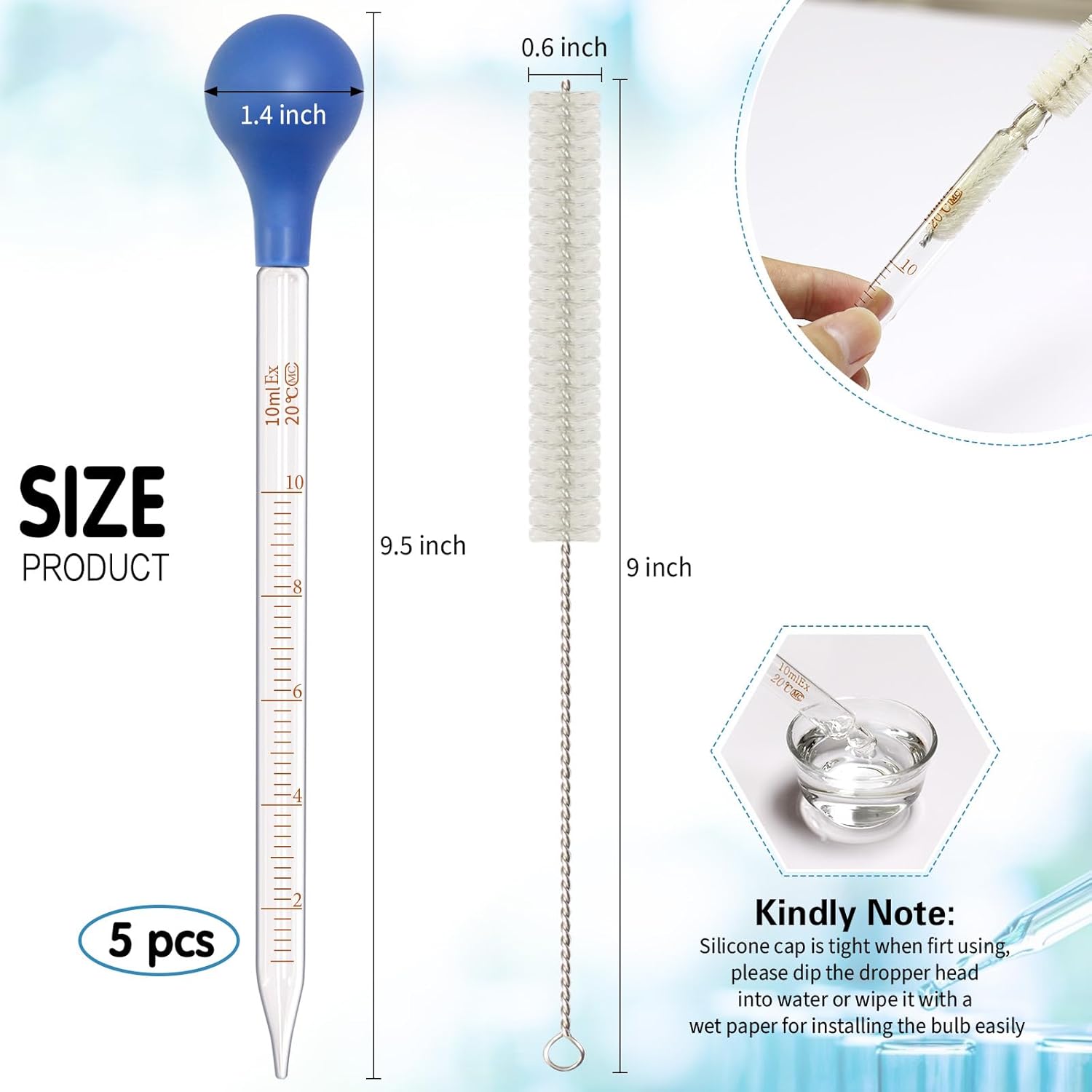 Lot de 5 pipettes compte-goutt - Fragrance Oil Set avis et prix