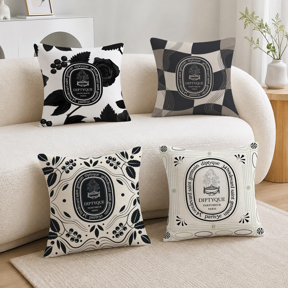 Housse de coussin en peluche d - Home Fragrance Diptyque avis et prix