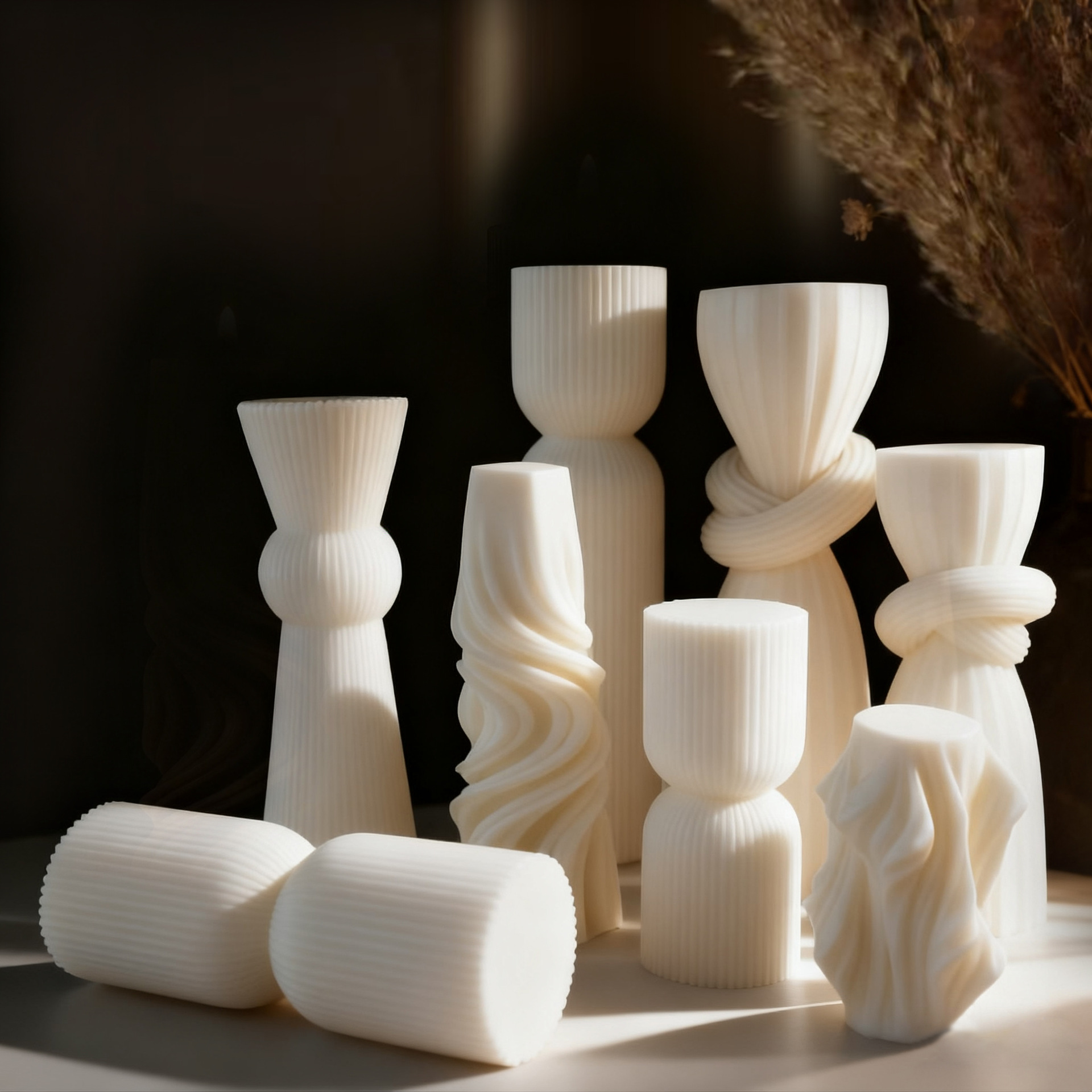 Bougie parfumée blanche minima - Home Fragrance H&M avis et prix
