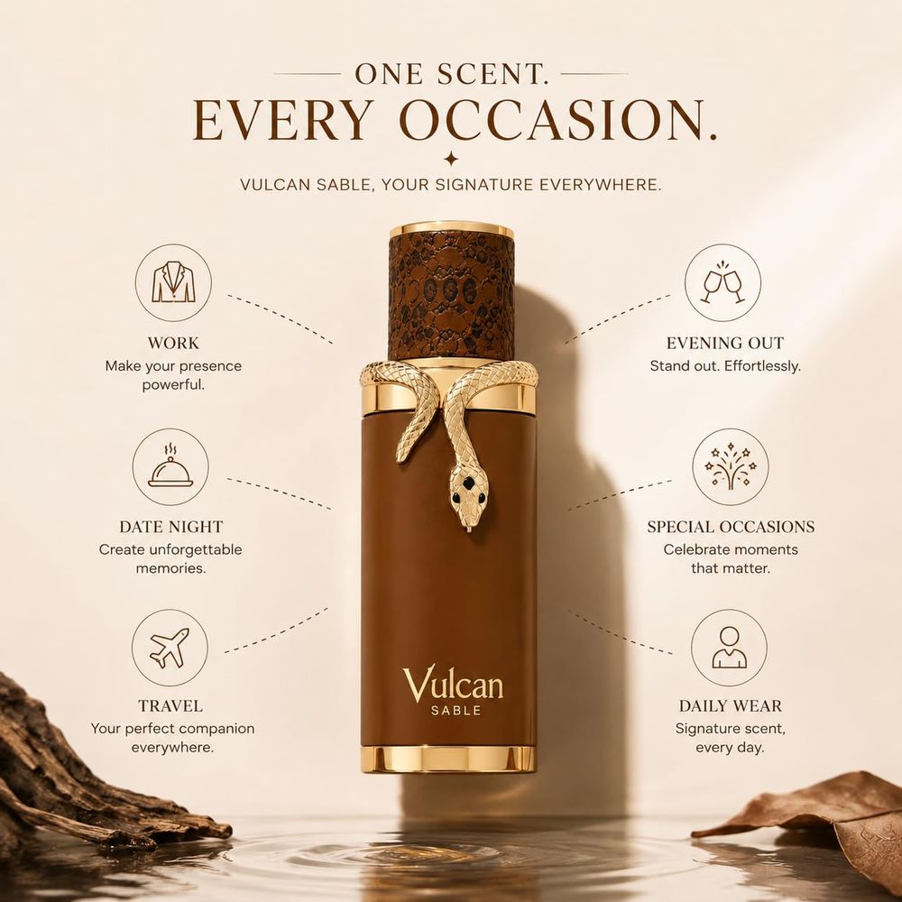 French Avenue Vulcan Sable EDP - Home Fragrance Dubai avis et prix