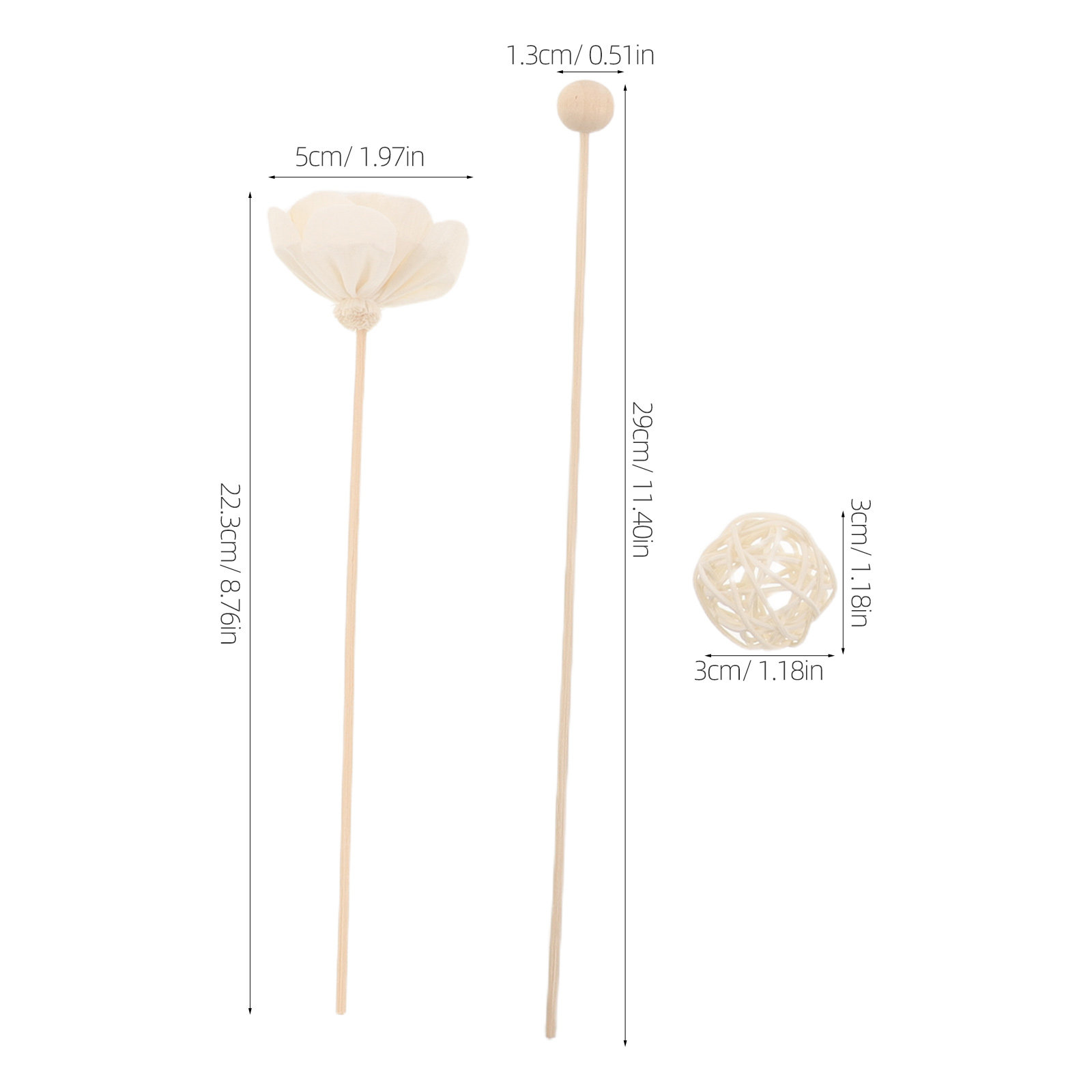 Ensemble de 22 bâtonnets diffu - Home Fragrance Jasmine Diffuser avis et prix